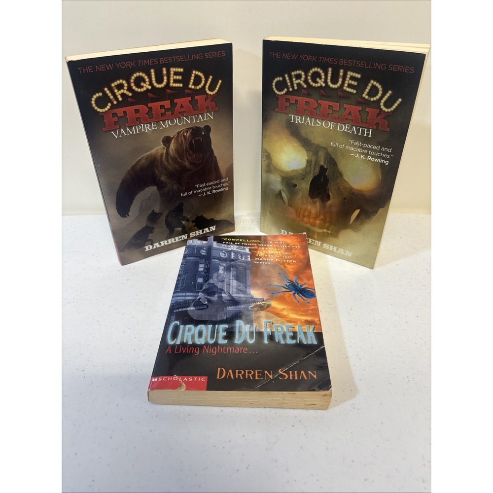 3 A Living Nightmare Trails Of Death Vampire Mountain Cirque Du Freak Collection